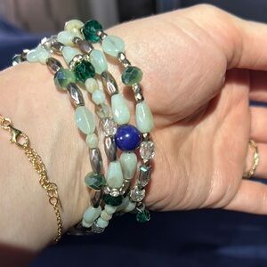 Elegant Multi-Color Beaded Bracelet